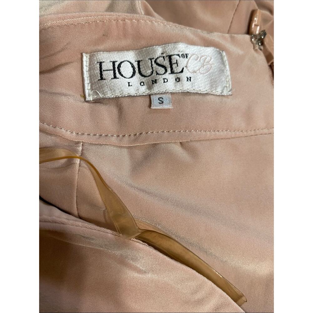 House of CB Dusty Pink Maxi Skirt Mermaid Long Tulip Feminine Prom Dance Formal - Picture 3 of 5